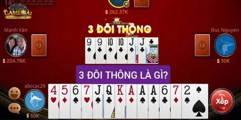 Mẹo Đánh 3 Đôi Thông Tiến Lên Hiệu Quả Cùng Game Bài Đổi Thưởng  1 3 đôi thông tiến lên là gì?